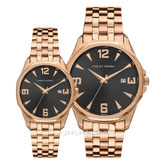 CHRIST VERRA CHRIST VERRA CV 10641G-15 BLK & CV 10641L- 15 BLK Rosegold Dial Black Stainless Steel